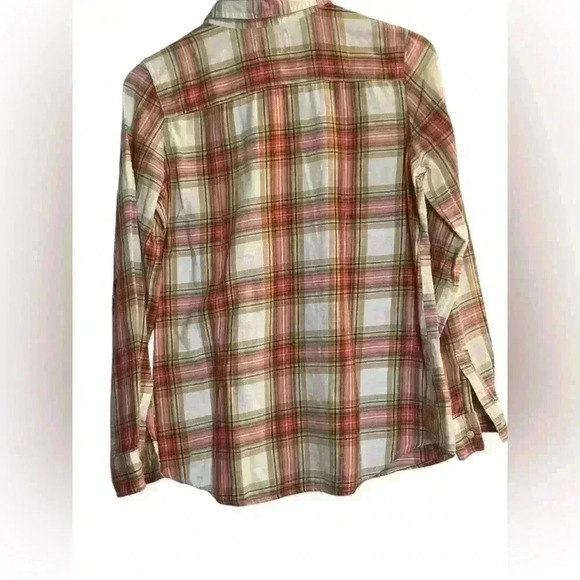 Set of 2 Old Navy Women’s 100% Cotton Plaid Flannel Long Sleeve Shirts Small‎ - Picture 5 of 16